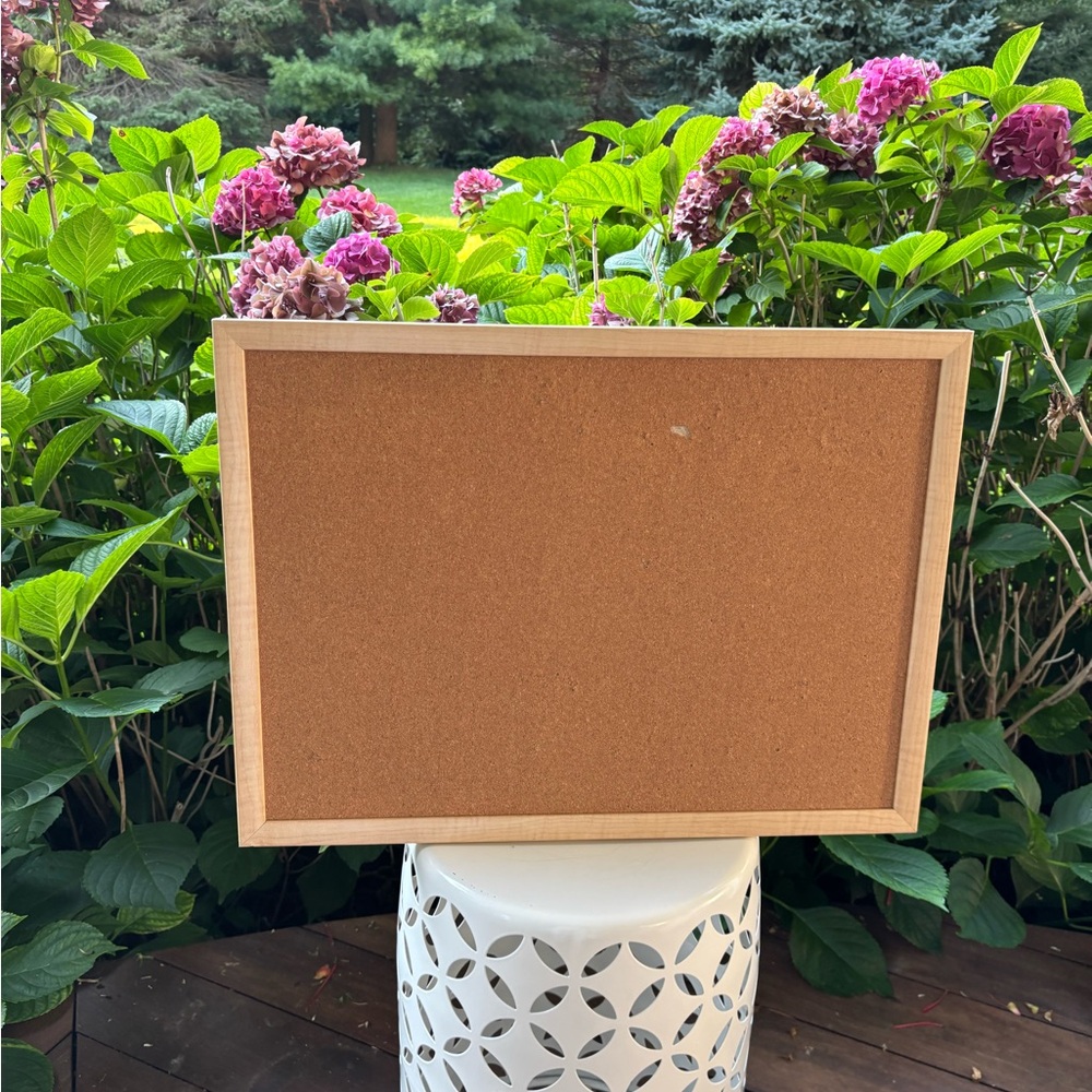 Natural Cork Bulletin Board